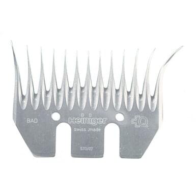Heiniger shearing comb BAD RUN-IN (95 mm) | 5 pieces | right-handed