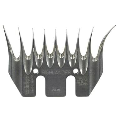 Heiniger shearing comb HIGHLANDER LG2 (98 mm)| 2 pieces | Right-handed