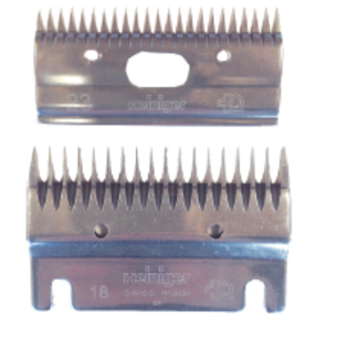 Heiniger shear blade set for calves | 18 / 23 teeth