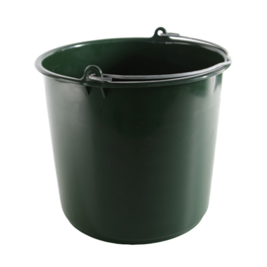 Plastic universal food bucket |green | ( 7 L)