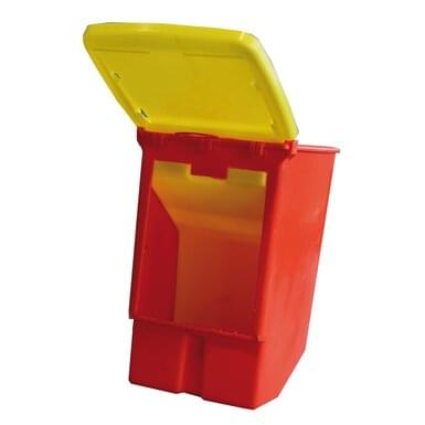 Plastic rabbit feeder with lid | 1 compartment