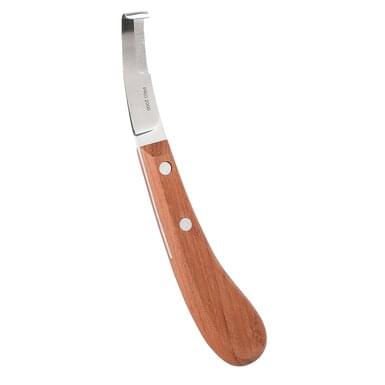 EXTRA professional wooden hoof knife | blade length 65 mm | blade double | wide