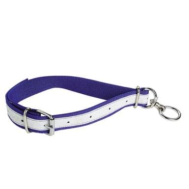 KAMER nylon calf neck strap | leather reinforced (80 cm) | blue
