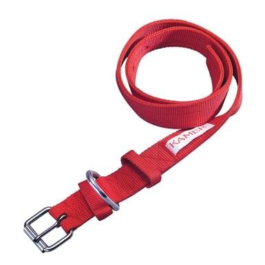KAMER nylon neck strap for cattle (125 cm) | red