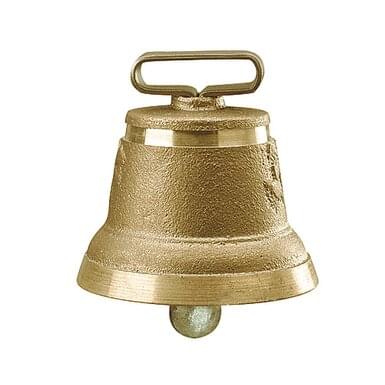 KAMER brass bell alpine style | ø 50 mm | belt width 30 mm