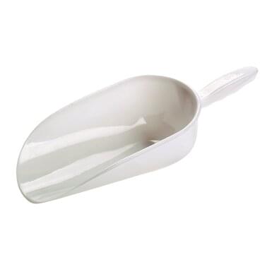 KAMER plastic feeding scoop | white (1 L)