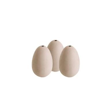 Nest eggs ceramic for chickens| white | 3 pieces