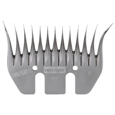 Heiniger shearing comb QUAZARD (5 pieces)