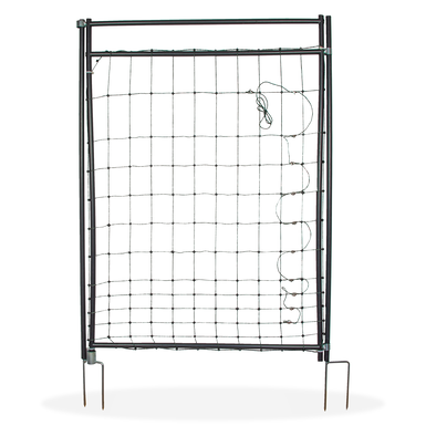 horizont Hotgate gate for poutry netting | 120 cm | double prong| electrifiable 