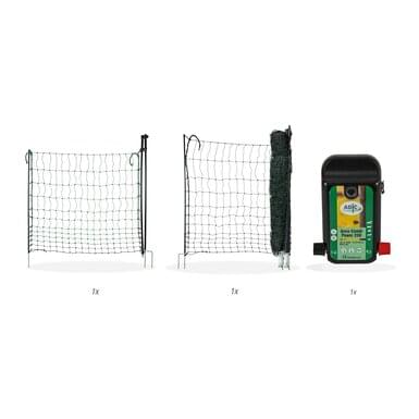 Complete poultry fence sets