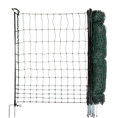 Dog fence Strong Line 110, 15 fibreglass posts double spike 50 m 110 cm high, with electricity