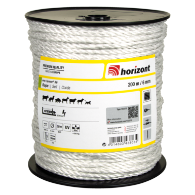 horizont Pasture fence rope farmer® R6 | 200 m| 6 mm