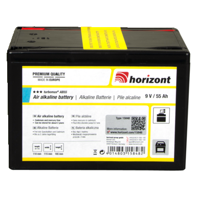 horizont 9 V alkaline battery | turbomax® AB55 / 55 Ah