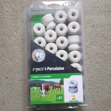 horizont Porcelain insulator | 100 pieces in a bag