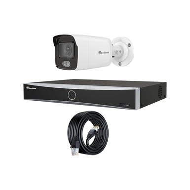 horizont Überwachungskamera-Kit LAN | 1 Vision Colour Kamera | NVR Rekorder